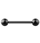 Black PVD Titanium Barbell