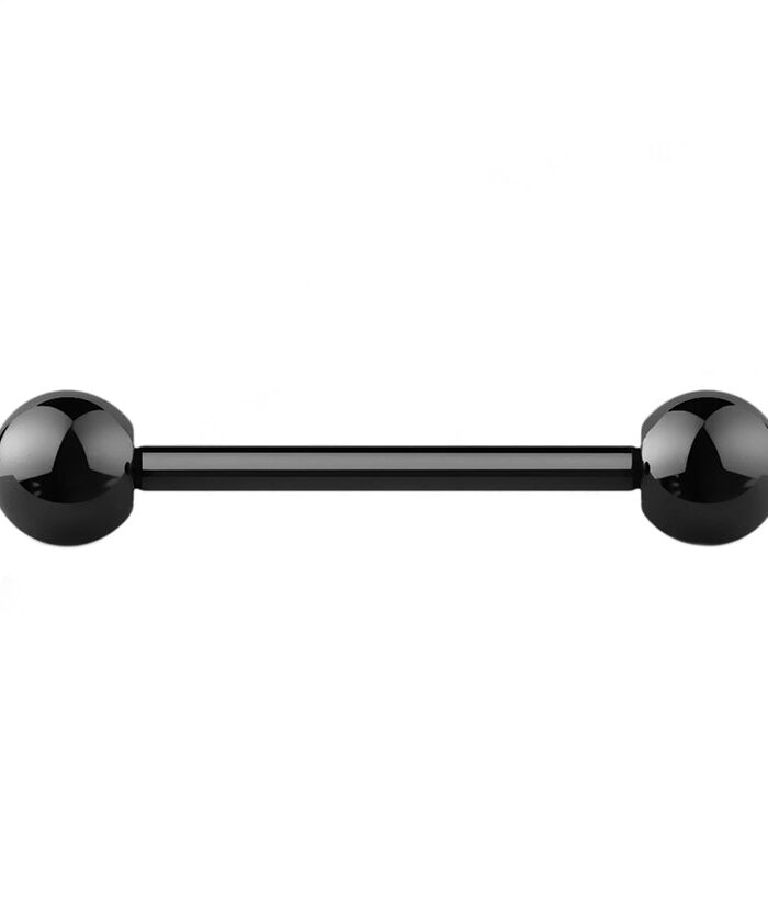 Black PVD Titanium Barbell