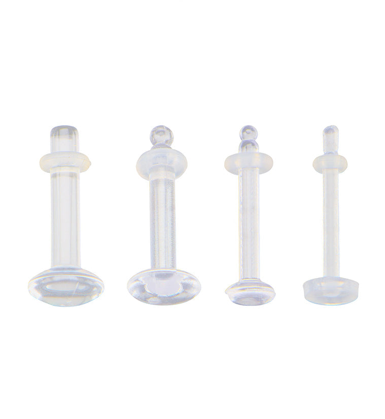 Clear Labret - Flatback Retainer