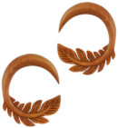 Foliage Wooden Spiral Hangers
