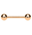 Rose Gold PVD Stainless Steel Barbell