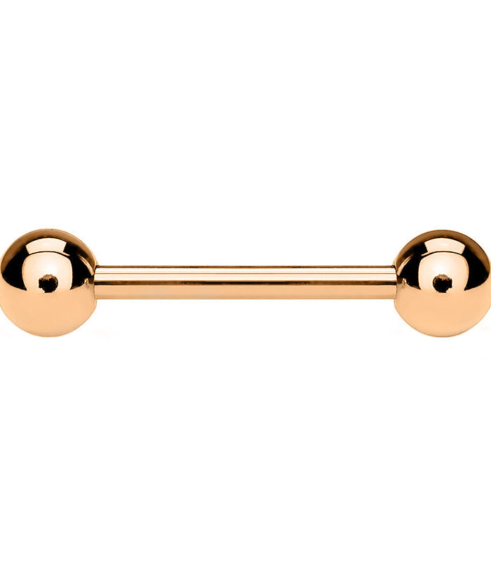 Rose Gold PVD Stainless Steel Barbell