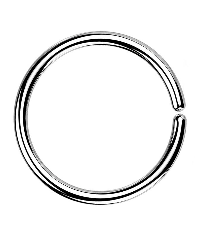 Seamless Titanium Hoop Ring