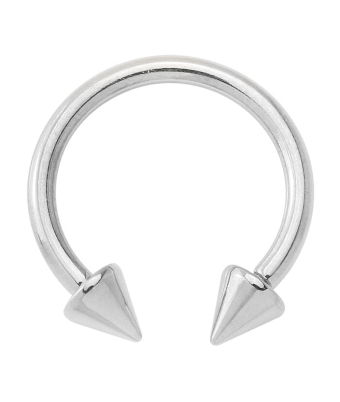 Spike Internally Threaded Titanium Circular Barbell